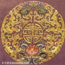 黄金刺绣中国古代龙凤刺绣中国风图片