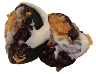 寿司肉松海苔紫米黑米免抠摄影元素素材