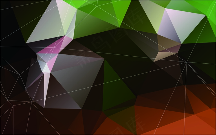 低多边形背景 几何艺术设计 多边形背景图片