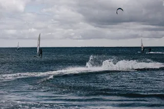 高清健身人物帆船运动