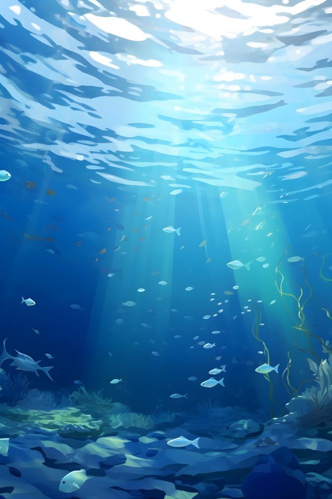 海底海洋鱼背景