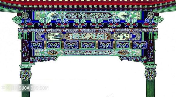 中国传统建筑牌坊中国吉祥图案纹饰