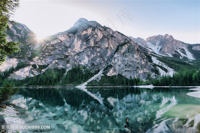 唯美倒影湖光山色风光