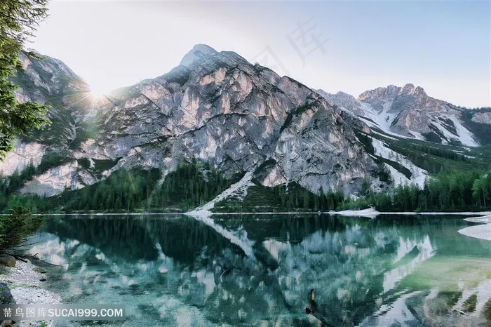 唯美倒影湖光山色风光