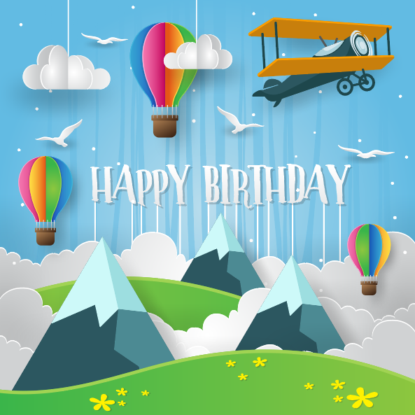 设计儿童生日背景