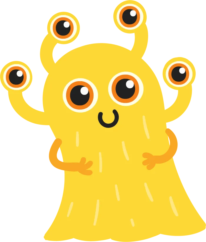 卡通可爱怪兽病毒免扣PNG素材图片 (29)