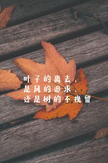 关于秋天图片文字