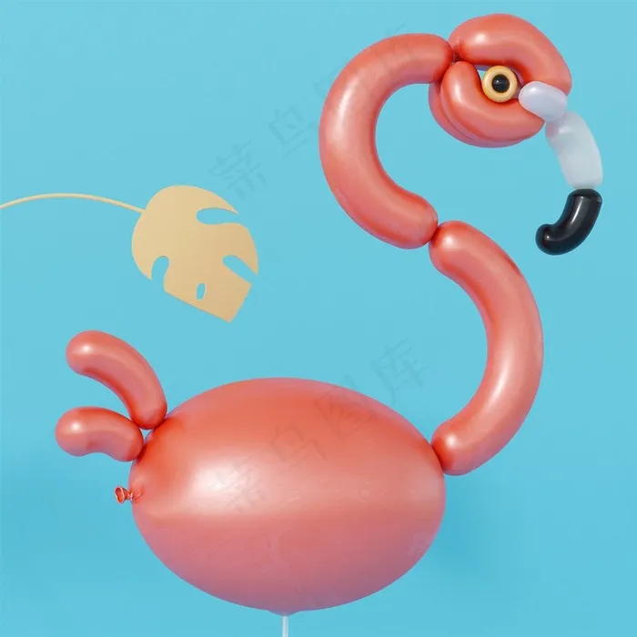 创意气球编制小鸟