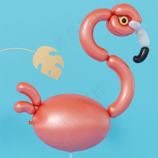 创意气球编制小鸟