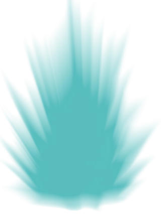 蓝绿色光线迸溅