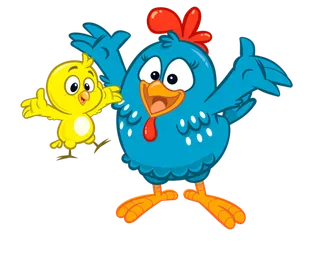 小蓝鸡与小黄鸡