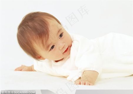 婴儿幼儿-歪头的漂亮婴儿