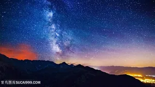 黄昏山脉美景壁纸