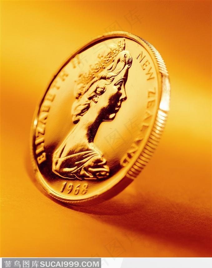 金币上的头像图片素材