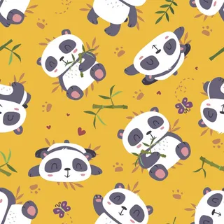 熊猫 大熊猫 熊猫插画