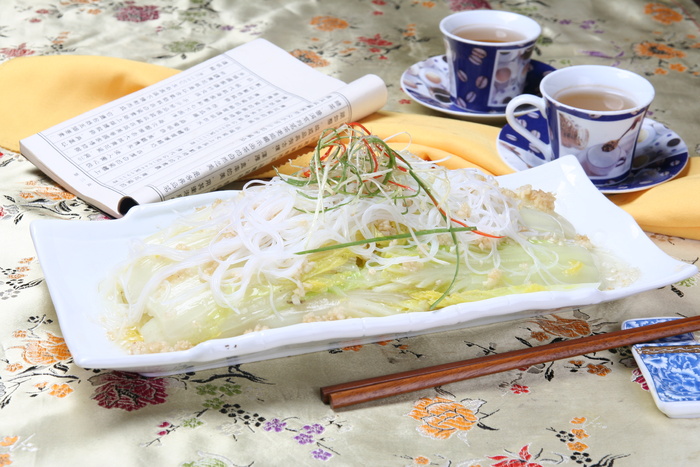 蒜茸粉丝娃娃菜 (1)