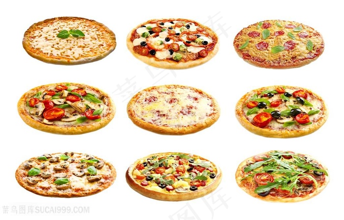 可口披萨高清图片