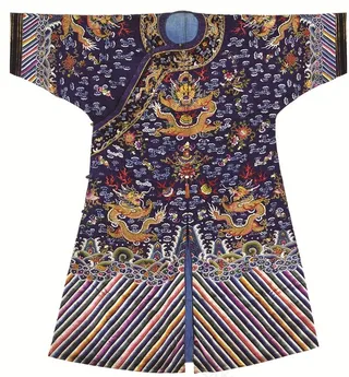 服装样式和花纹图案龙袍绣花素材