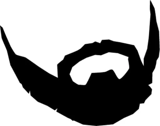 胡子 PNG免抠(541x426)