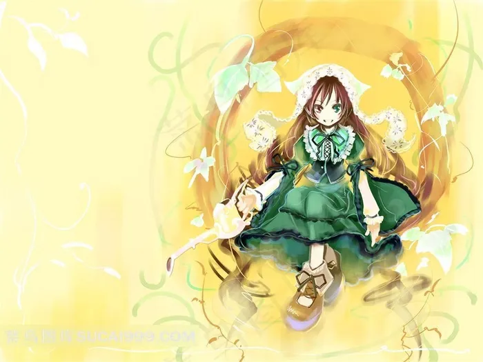 唯美的动漫女孩插画