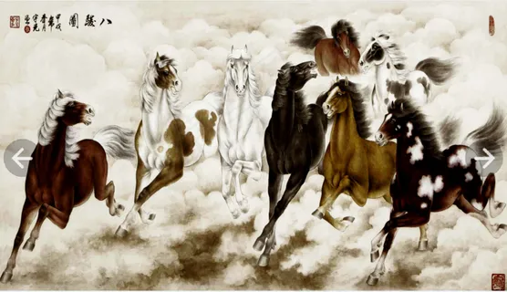 中国风水墨画山水花鸟骏马马到成功客厅卧室玄关画酒店装饰画壁画挂画 中国风水墨画山水花鸟骏马马到成功客厅卧室玄关画酒店装饰画壁画挂画