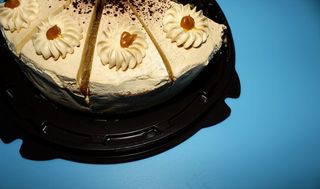 美味奶油蛋糕局部图片