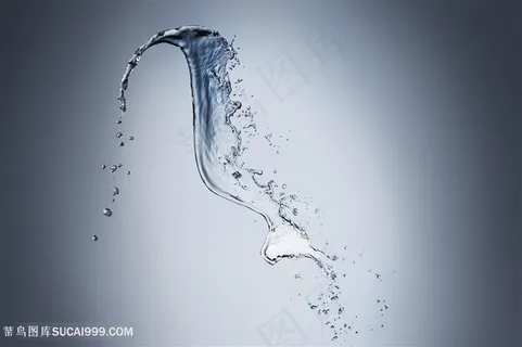 动感泼洒的水纹高清图片
