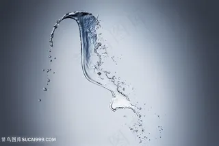 动感泼洒的水纹高清图片