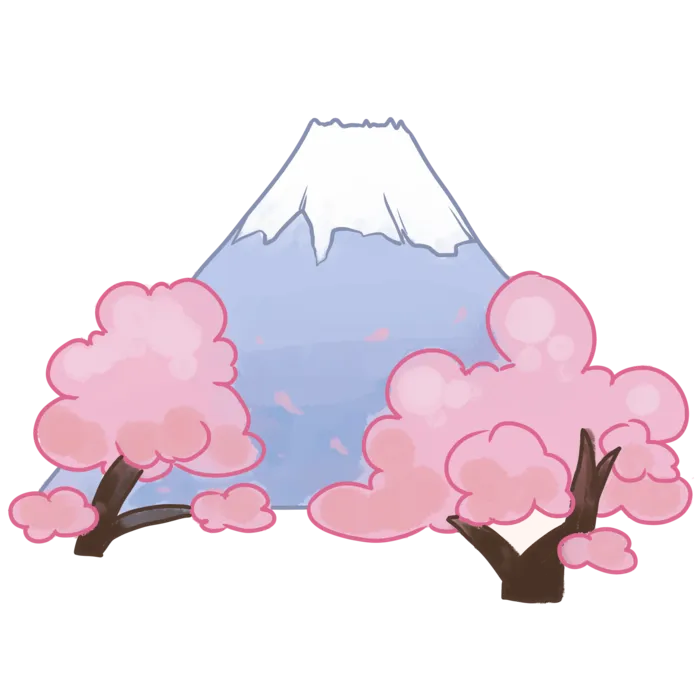 春天浪漫粉红色樱花手绘樱花梅花桃花花朵图片PNG免扣素材