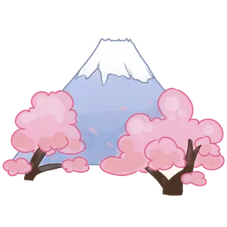 春天浪漫粉红色樱花手绘樱花梅花桃花花朵图片PNG免扣素材