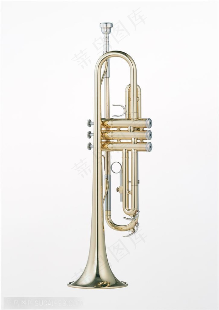 乐器-竖着摆放的中号特写