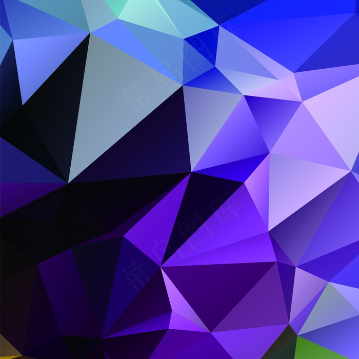 炫彩几何图形背景 几何艺术设计 多边形背景图片