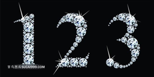 123数字钻石
