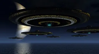 元宇宙世界风景背景墙