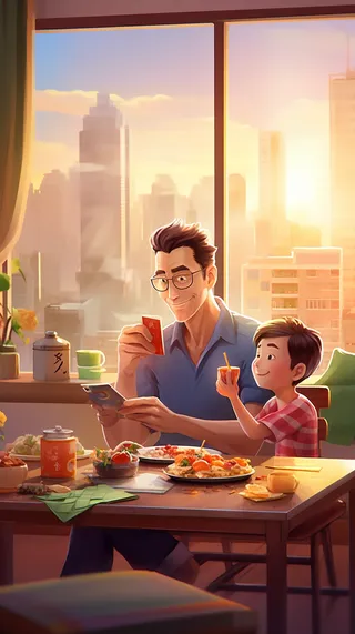 父亲 父亲节 温馨 坚强 爱护 关怀 教育 快乐 幸福 父爱