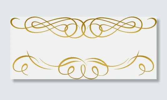 欧式花纹边框古典底纹花边欧美分割线装饰