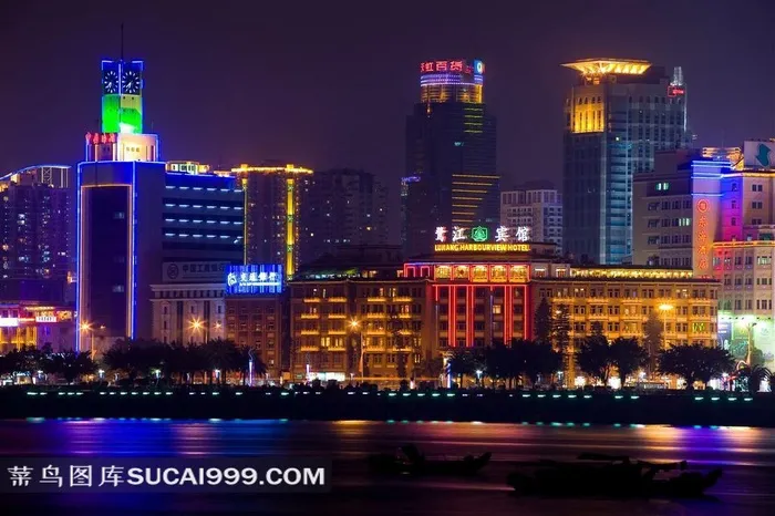 福建厦门清凉迷人城市夜景摄影