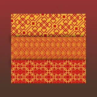 2022新年窗花底纹