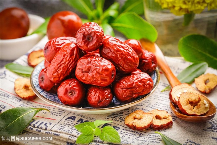 养生干枣红枣图片
