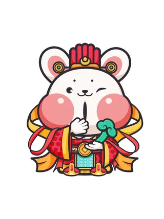 财神兔 财神兔子 财源滚滚兔子 兔子 兔年兔子