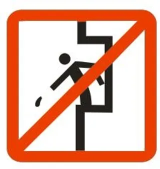 矢量高空抛物不干胶