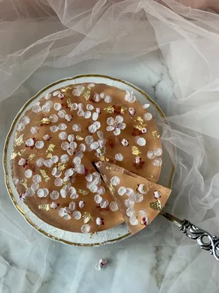 樱花水晶蛋糕图片