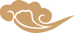 中式传统祥云中国风古典水纹吉祥图案免抠