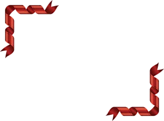 中国古风元素红丝带