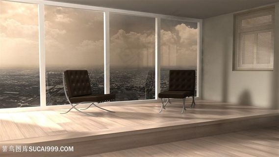 海景房窗户客厅风景画壁纸