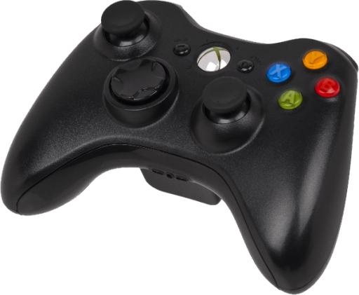 Xbox游戏手柄 PNG免抠(604x497)