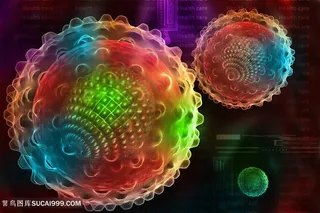 病毒微生物设计高清图
