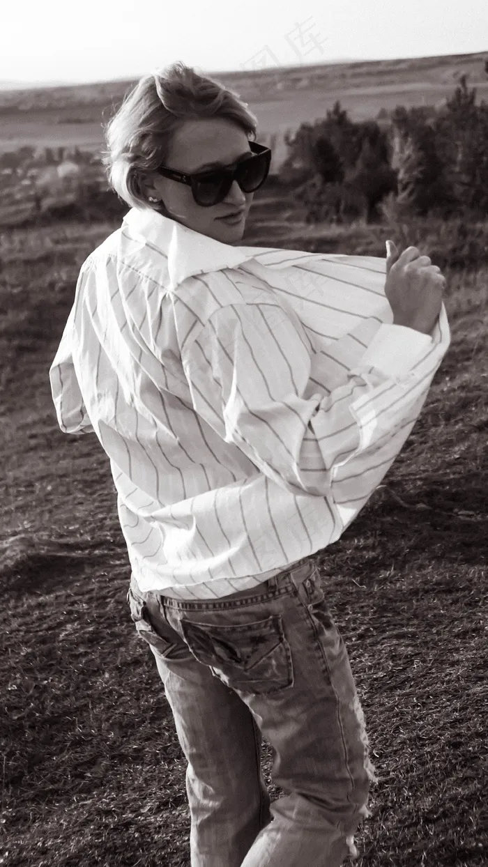 中性风欧美美女图片