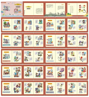 红色儿童安全锦囊生活安全画册