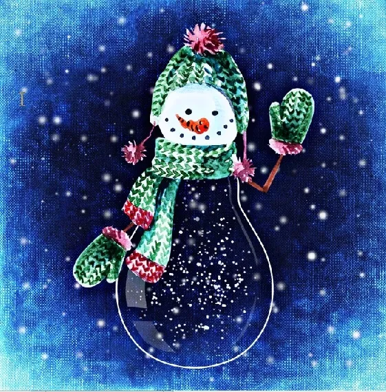 圣诞节冬天背景风景